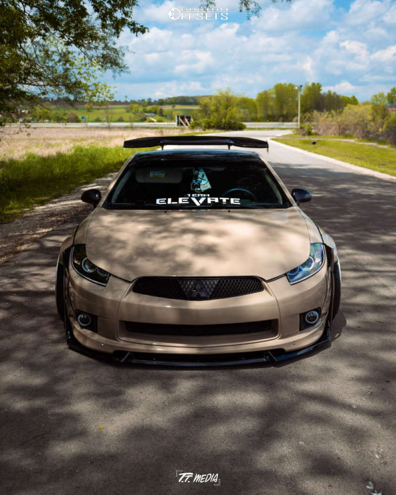 2012 Mitsubishi Eclipse with 19x11 -32 Heritage Hokkaido and 235