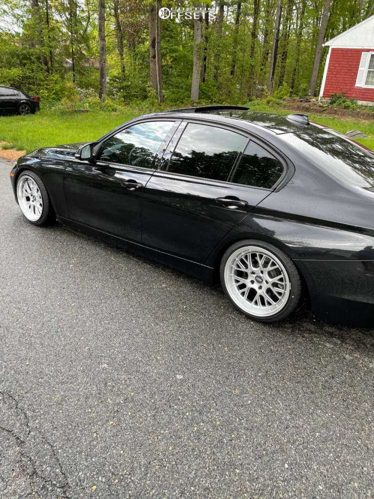 2014 BMW 328i XDrive with 18x9.5 22 ESR Cs11 and 225/40R18 Firestone