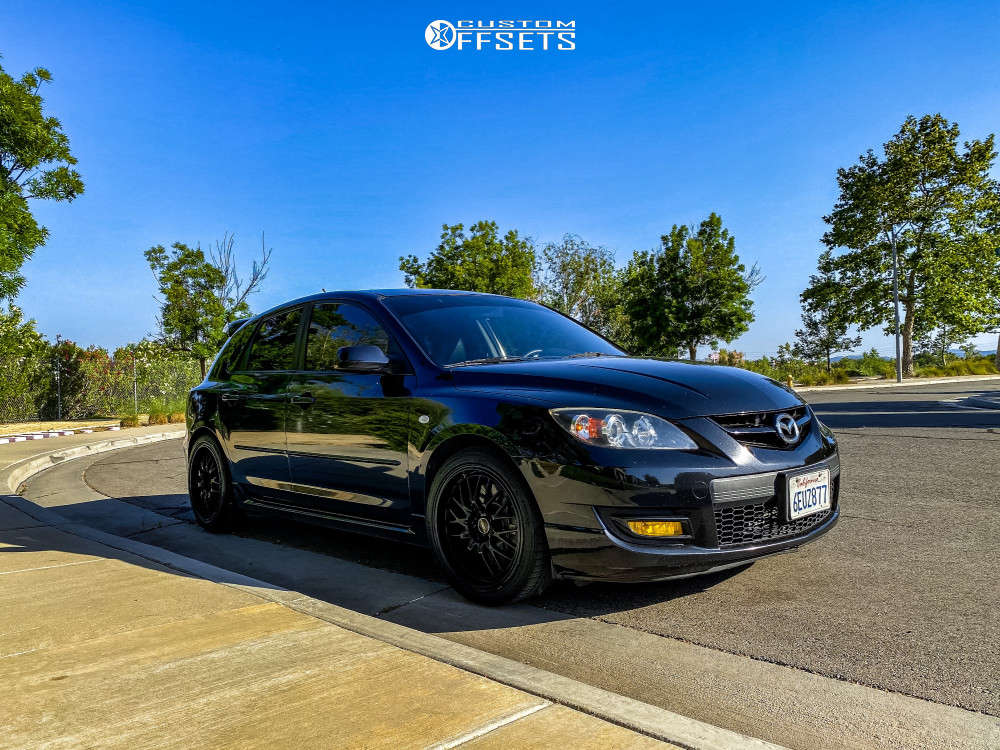 2008 Mazda MazdaSpeed3 with 18x9 40 Kyowa Evolve 628 and 225/40R18