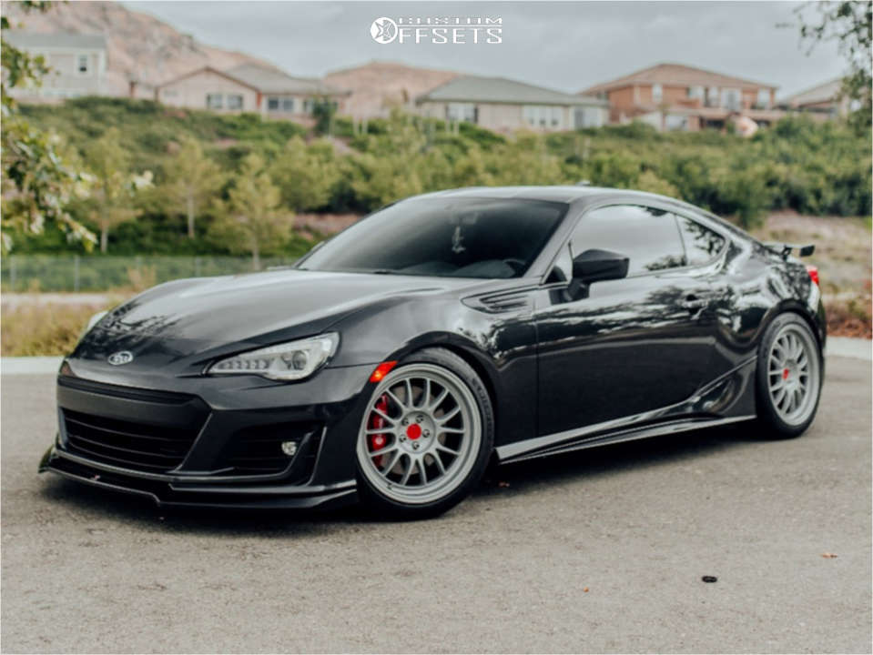 2018 Subaru BRZ with 18x9 35 Kansei Corsa and 245/40R18 Michelin