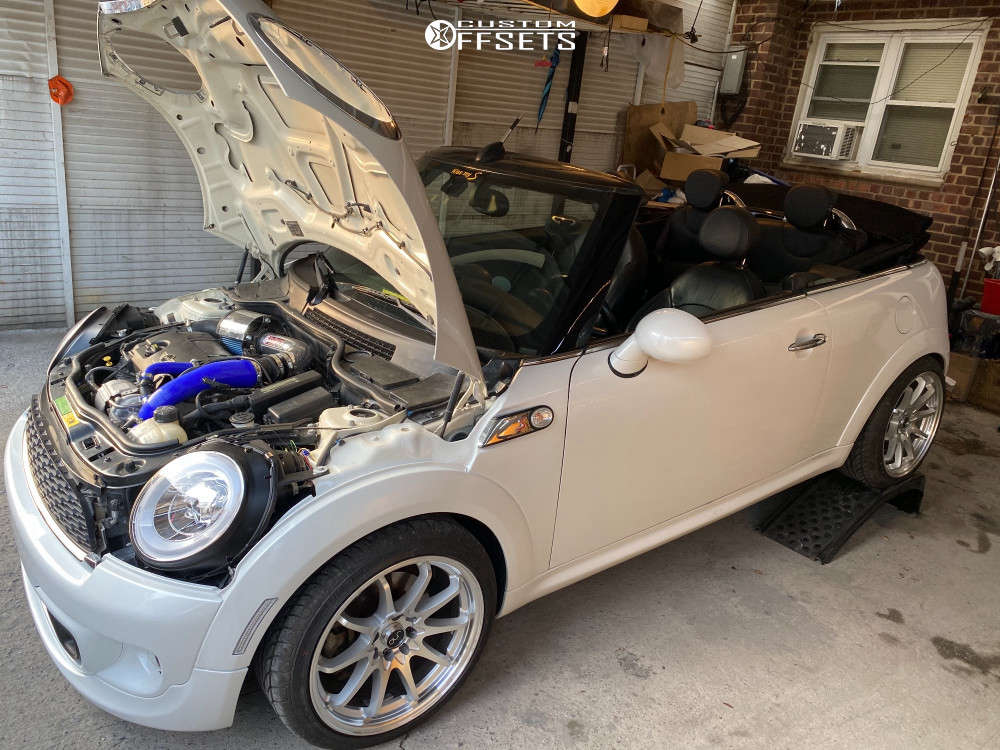 2011 Mini Cooper with 17x8 30 JNC Jnc006 and 205/45R17 Fullway Hp108 ...