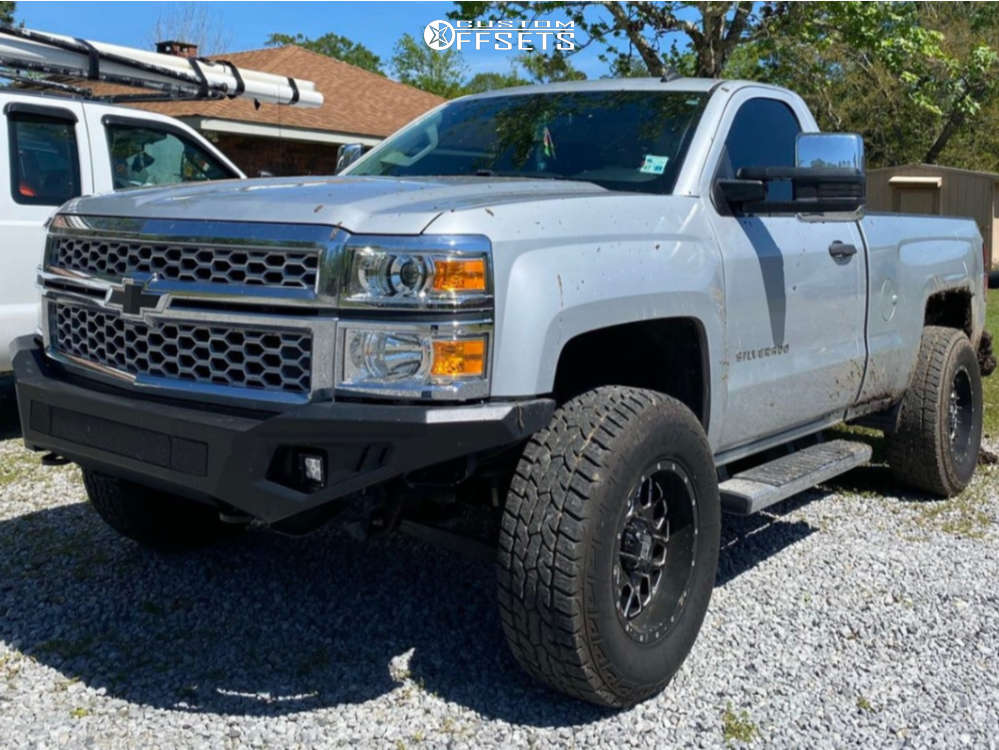 2015 Chevrolet Silverado 1500 with 17x10 -12 XD Xd820 and 285/70R17 ...