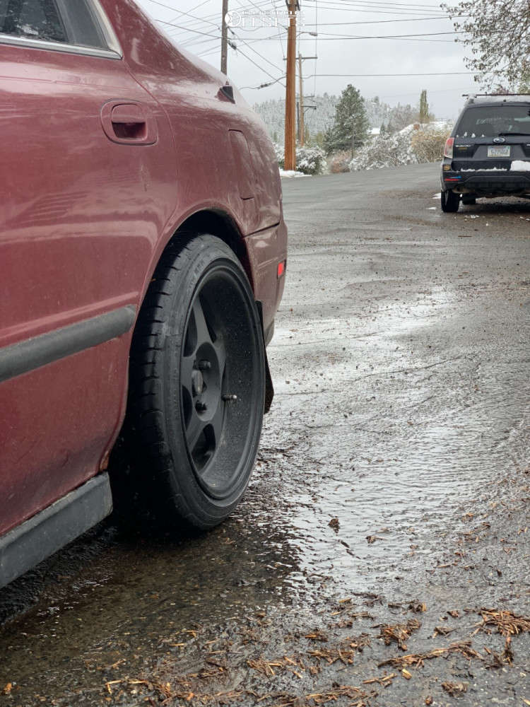 1995 Honda Accord with 16x8 25 Vors Sp1 and 205/40R16 Federal SS595 and ...