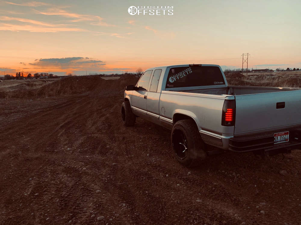 1997 Chevrolet K1500 with 20x12 51 Vision Prowler and 33/12.5R20