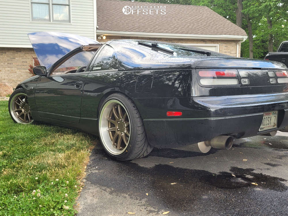 1993 Nissan 300ZX with 18x9.5 22 Aodhan Ds02 and 235/40R18 Kenda