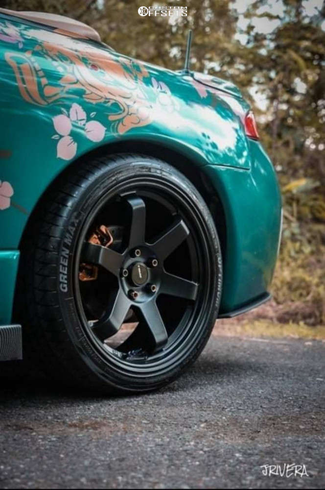 1999 Mitsubishi Eclipse with 18x8.5 35 AVID1 AV6 and 225/40R18
