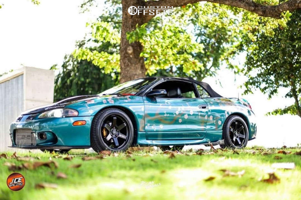 1999 Mitsubishi Eclipse with 18x8.5 35 AVID1 AV6 and 225/40R18