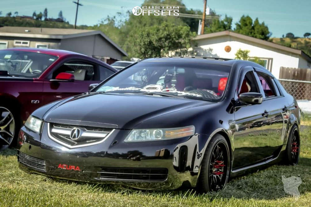 2004 Acura TL with 18x8.5 35 Aodhan Ds07 and 245/35R18