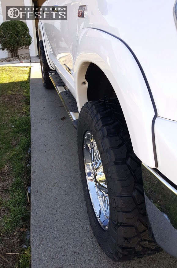 2013 Toyota Tundra with 20x9 1 Fuel Hostage and 295/60R20 Nitto Ridge