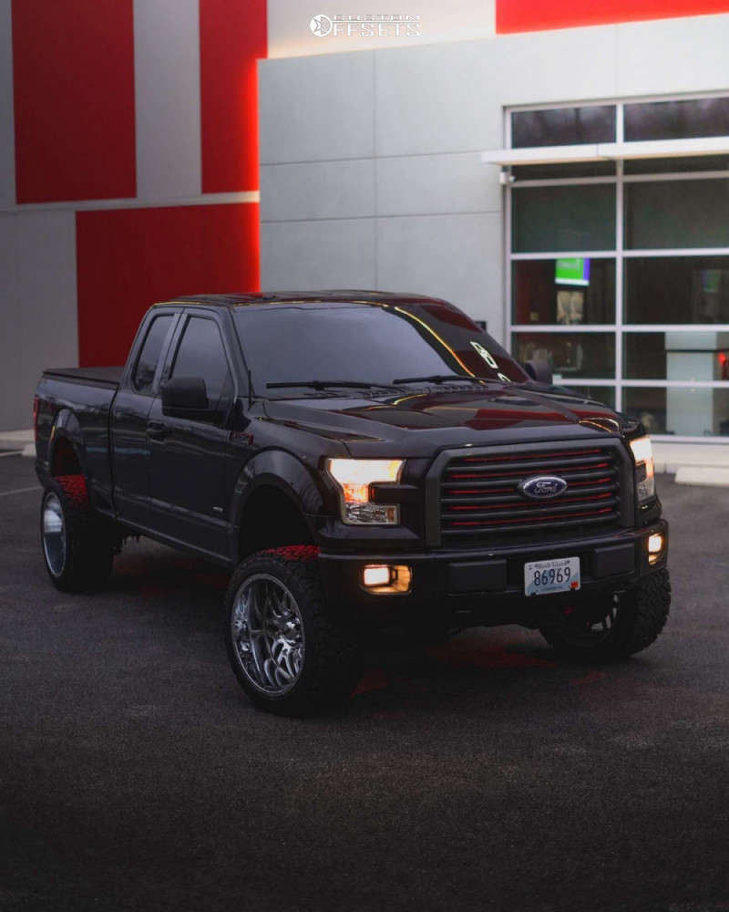 f150 6 inch lift on 2017 Ford F 150 Wheel Offset Super Aggressive 3 5 Suspension Lift 6 1716853 Custom Offsets