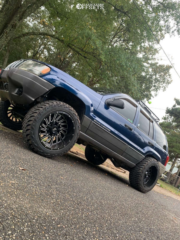1999 Jeep Grand Cherokee with 20x12 51 Hardrock Overdrive and 32/12