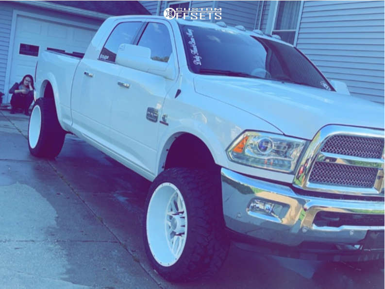 2016 Ram 3500 with 22x12 44 Axe Offroad Ax1.3 and 33/12.5R22 Nitto Trail Grappler and