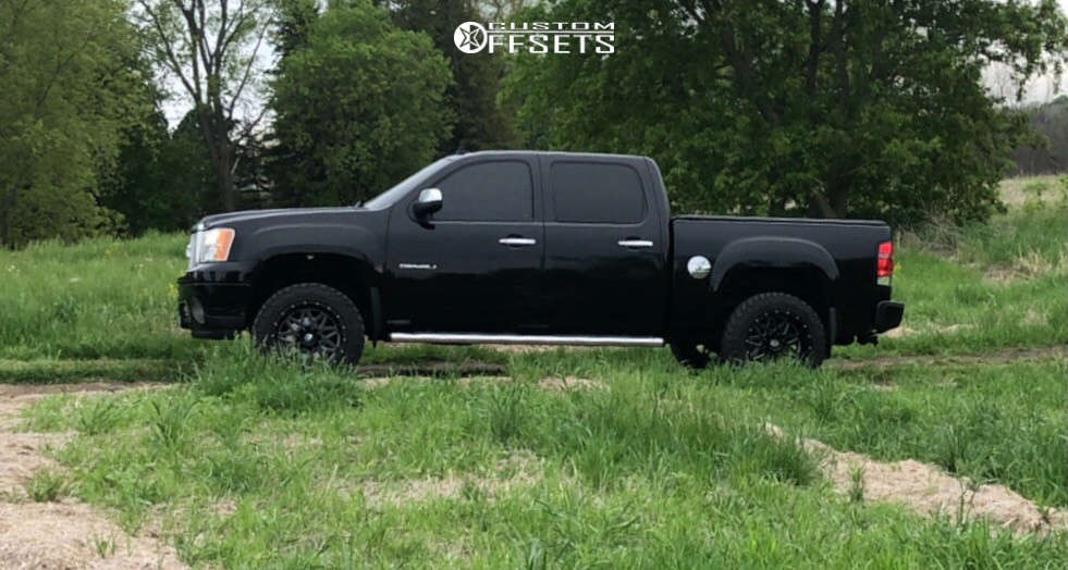 2008 GMC Sierra 1500 with 20x12 44 XF Offroad Xf211 and 33/12.5R20 Nitto Trail Grappler and