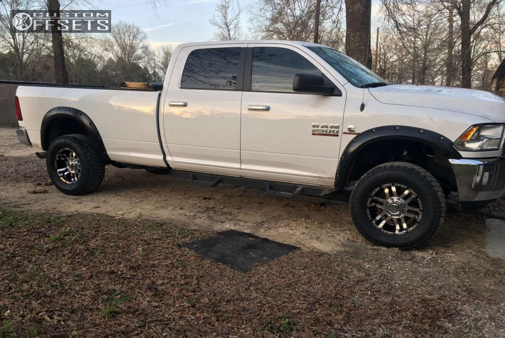 2016 Ram 2500 with 18x9 -12 Axe Offroad 79 and 305/60R18 Nitto Terra ...