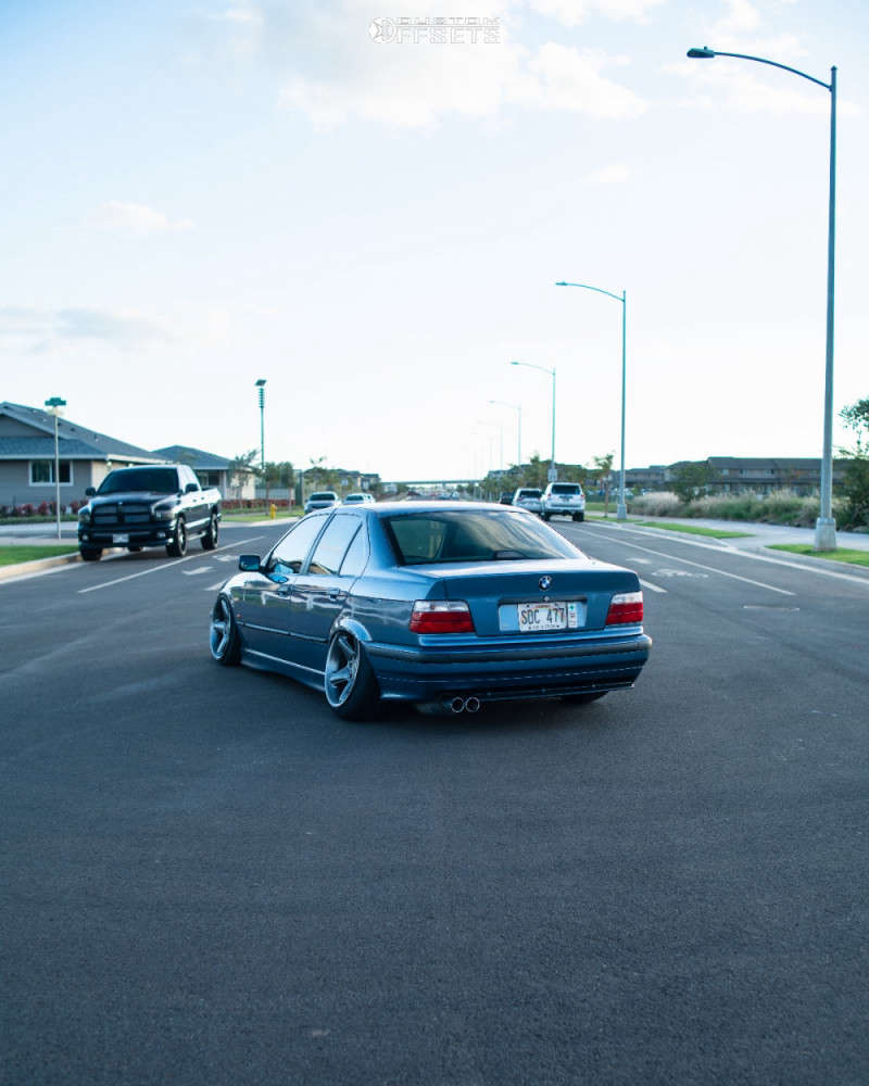 1996 BMW 328i with 18x8.5 13 Ac Schnitzer Type 2 and 195/35R18 Achilles ...