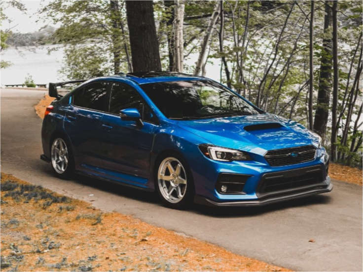 2018 Subaru WRX with 18x8.5 30 ESR Sr07 and 245/40R18