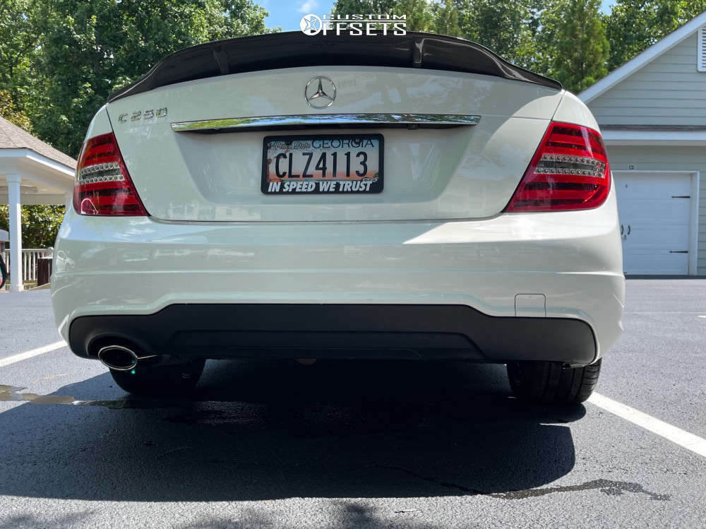 2013 Mercedes-Benz C250 with 18x8 45 Enkei Raijin and 225/40R18 ...