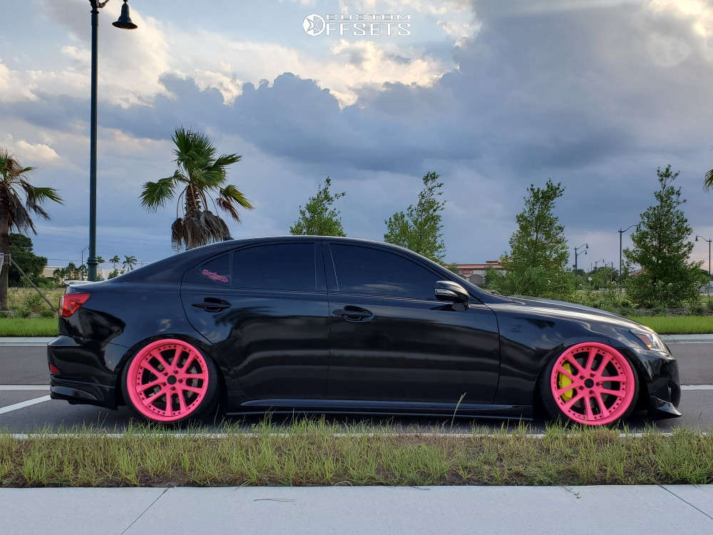 2007 Lexus IS350 Wheel Offset Poke Air Suspension 1732929 Custom