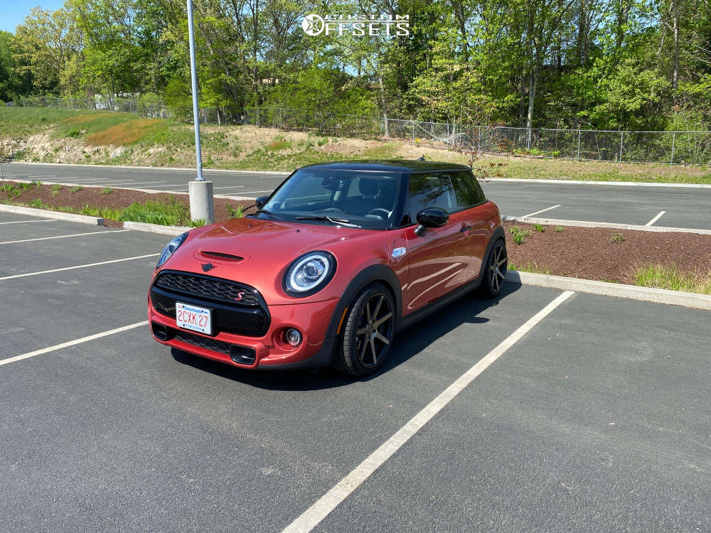 2021 Mini Cooper with 18x8 42 Niche Verona and 225/40R18 Nitto Nt555r ...