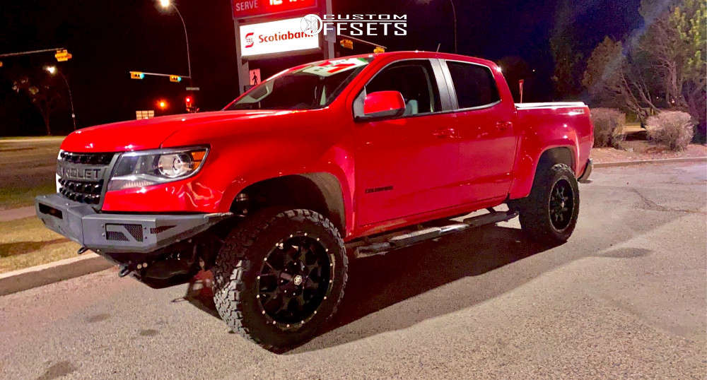 2018 Chevrolet Colorado with 20x9 18 Mayhem Warrior and 285/55R20 ...