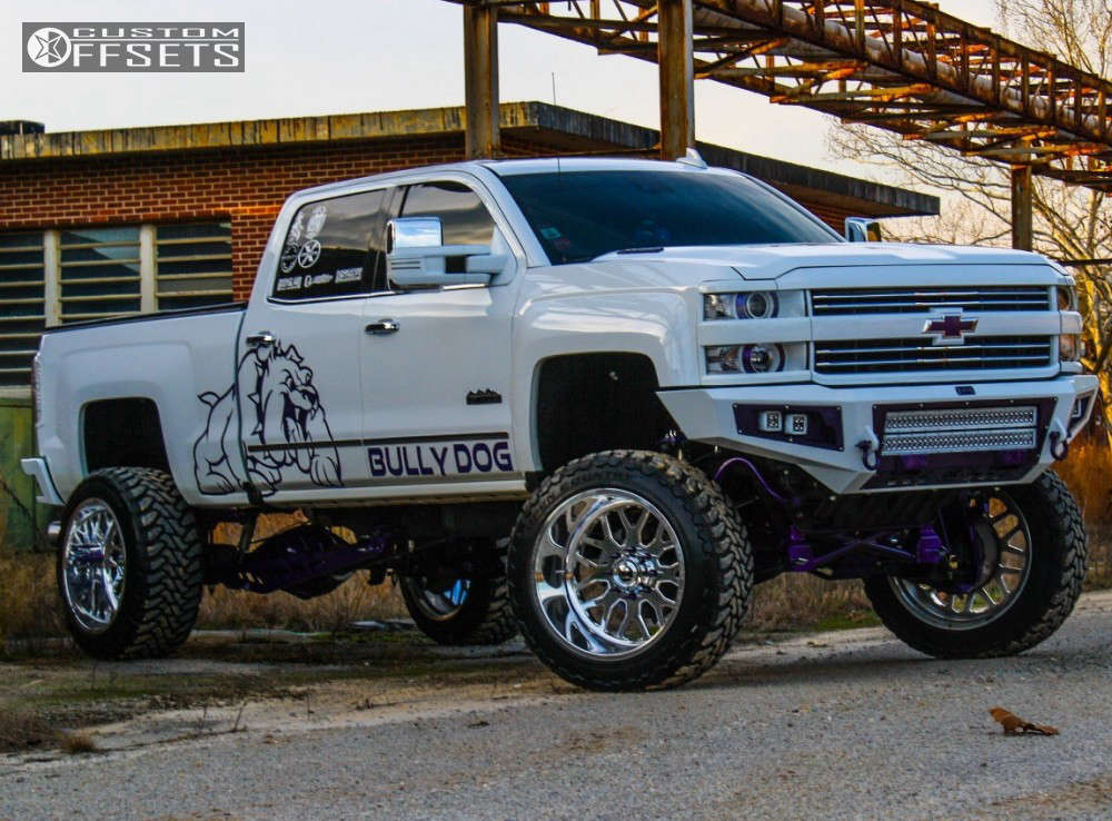 2015 Chevrolet Silverado 2500 HD with 24x14 76 Fuel Ff19 and 37