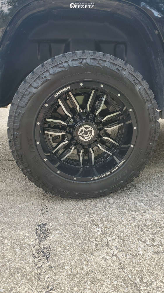 2019 Ram 1500 with 20x10 24 Anthem OffRoad Equalizer and 285/60R20 Federal Xplora Rt and