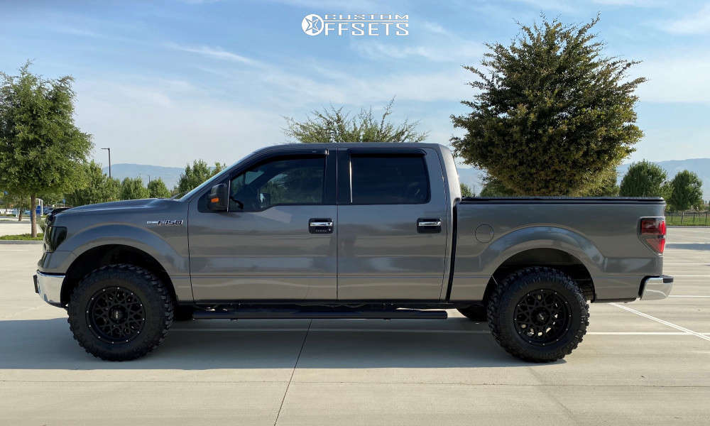 2013 Ford F150 with 18x9 12 Vision Rocker and 285/70R18 Federal Xplora