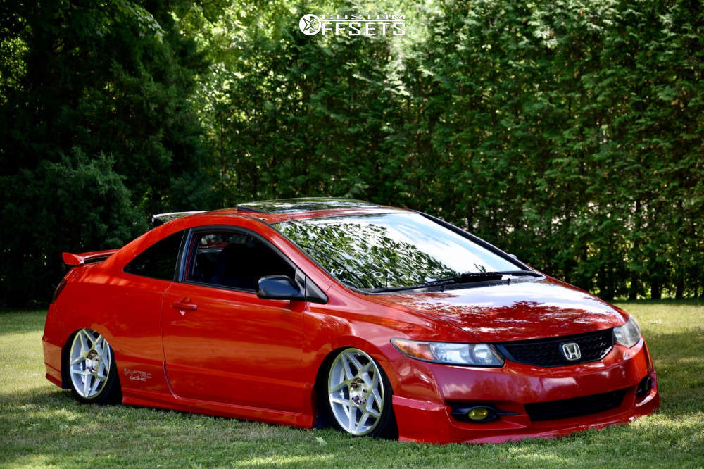 2008 Honda Civic Wheel Offset Tucked Air Suspension 1754631 Custom