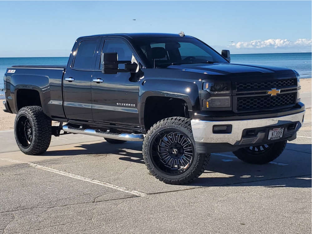 2014 Chevrolet Silverado 1500 with 22x12 -51 ARKON OFF-ROAD