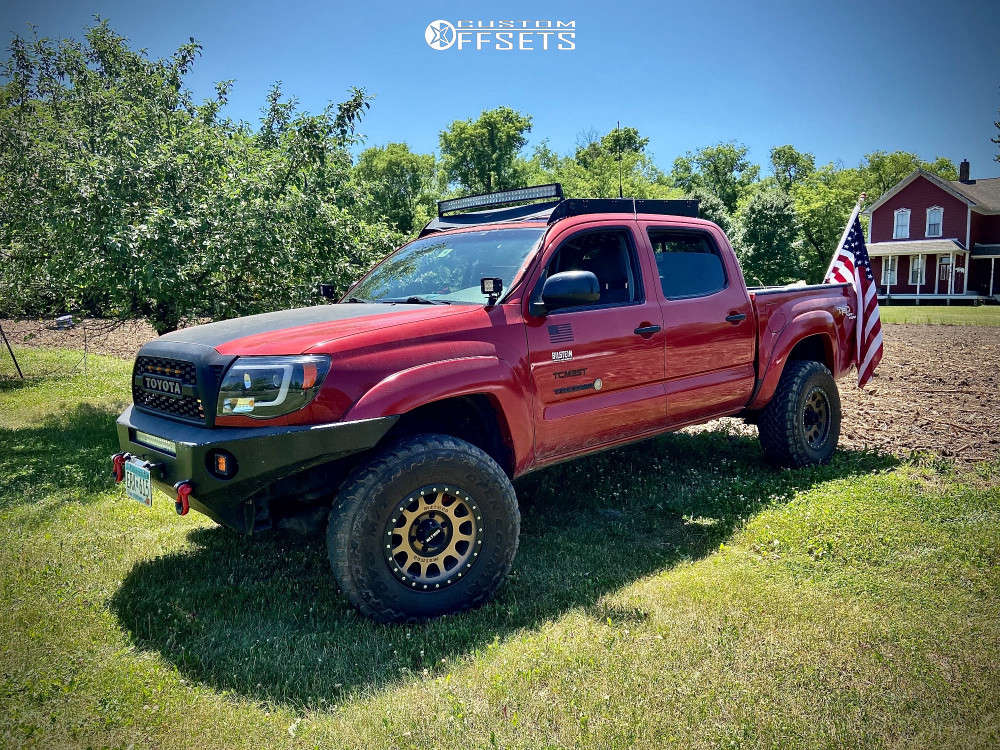 1 2009 Tacoma Toyota Bilstein Suspension Lift 25in Method Mr305 Bronze