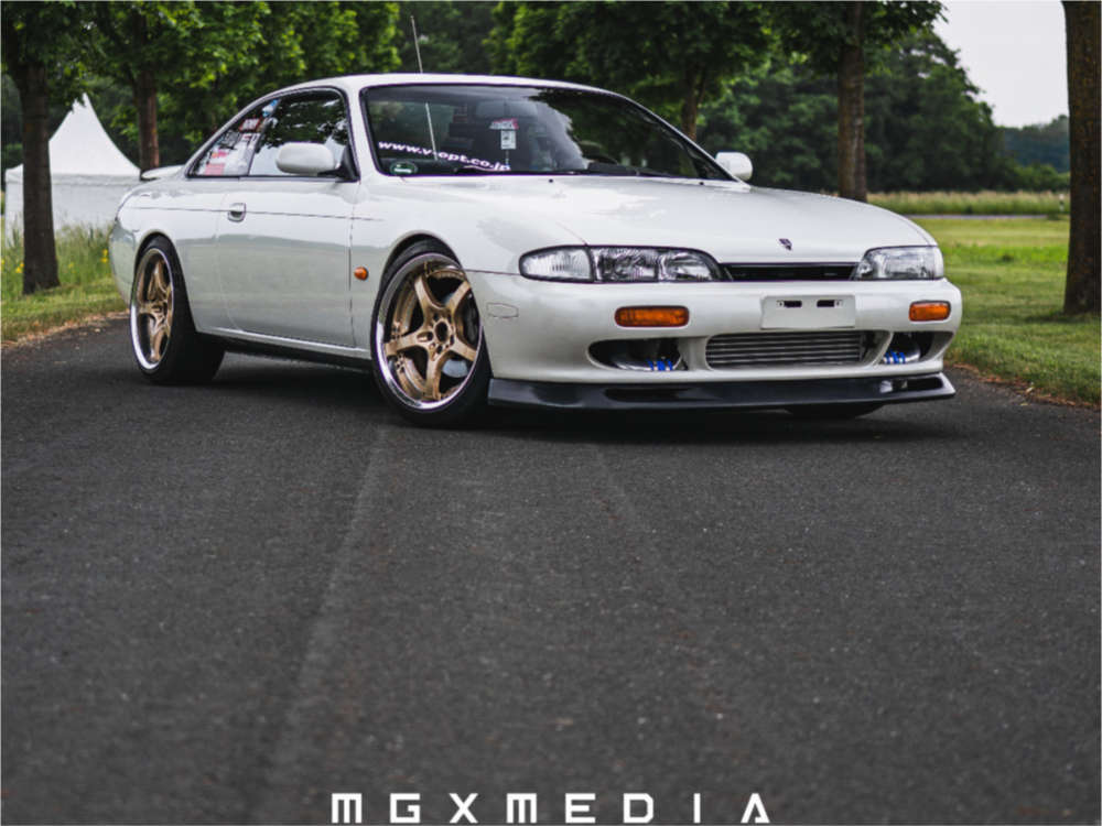 1996 Nissan 200SX with 18x9 15 Volk Sf Challenge and 225/40R18 Michelin ...