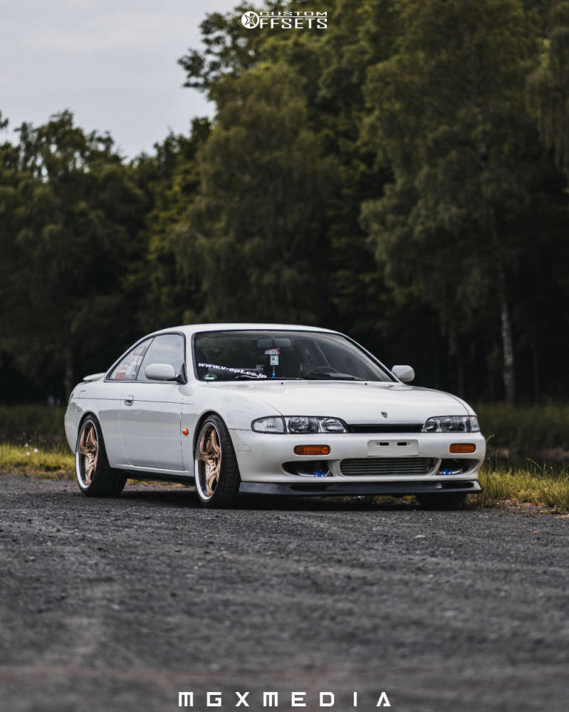 1996 Nissan 200SX with 18x9 15 Volk Sf Challenge and 225/40R18 Michelin ...
