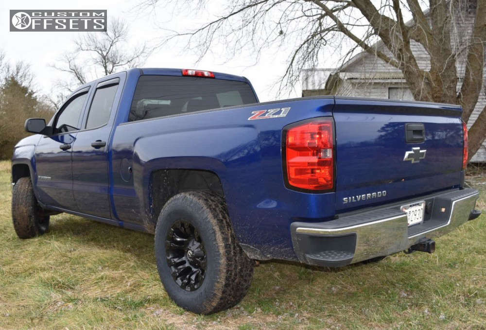 2014 Chevrolet Silverado 1500 with 17x9 -12 Fuel Vapor and 285/70R17 ...
