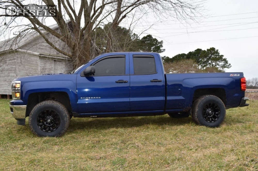2014 Chevrolet Silverado 1500 with 17x9 -12 Fuel Vapor and 285/70R17 ...