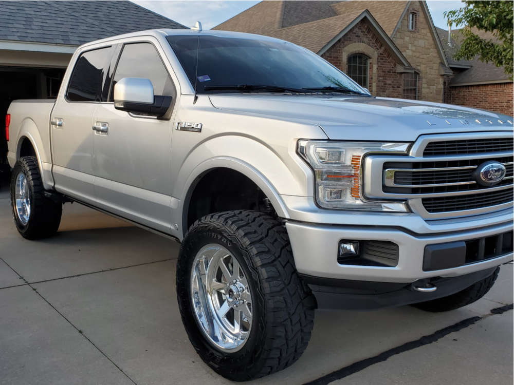 Fuel FF09 22x10 25 Polished DF0922007745 Custom Offsets