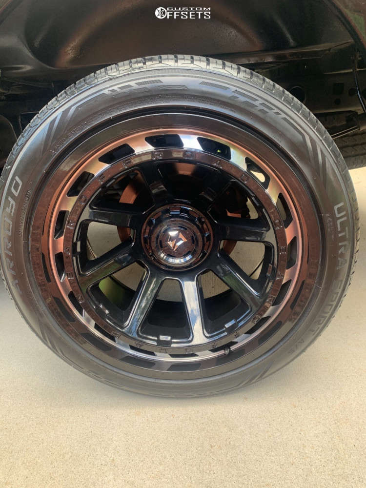 2008 Ford F150 with 22x12 44 Gear OffRoad Black Hawk and 305/40R22