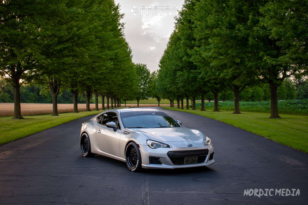 2014 Subaru BRZ with 18x9.5 35 ESR Sr05 and 245/35R18 Toyo Tires Proxes ...