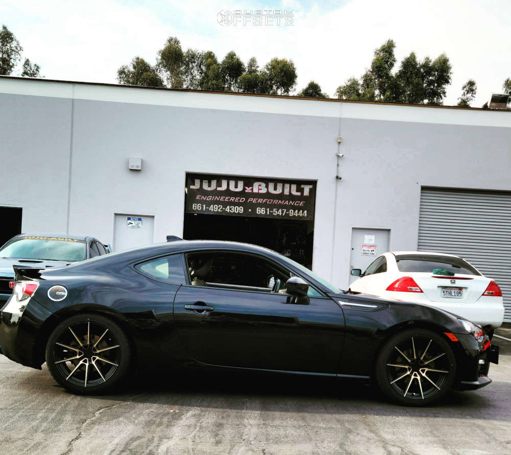 2015 Subaru BRZ with 18x8.5 35 XXR 567 and 235/40R18 Achilles Atr