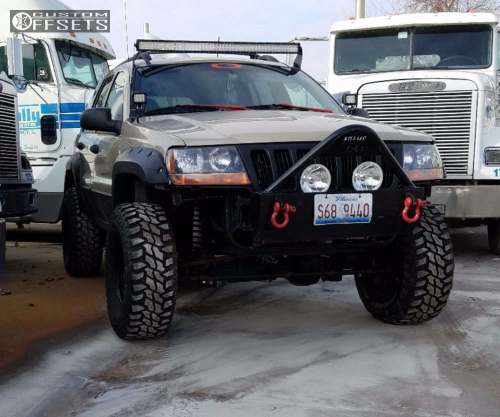 2001 Jeep Grand Cherokee with 16x8 12 Vision D Window and 305/70R16