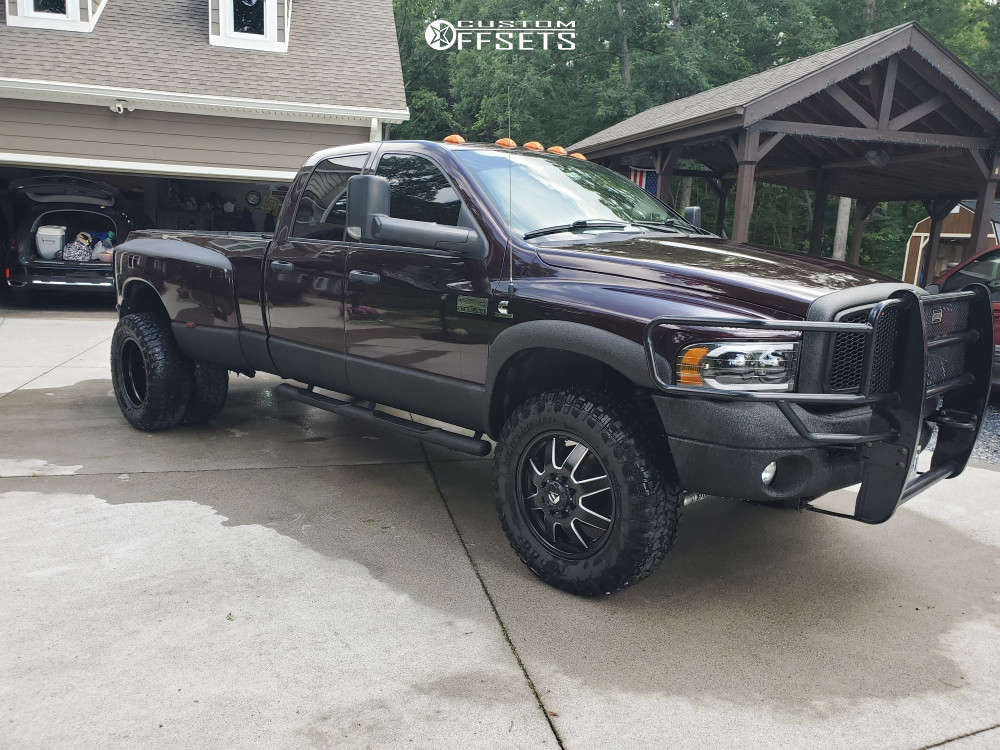 2005 Dodge Ram 3500 with 20x8.25 -202 Fuel Maverick and 295/65R20 Radar ...
