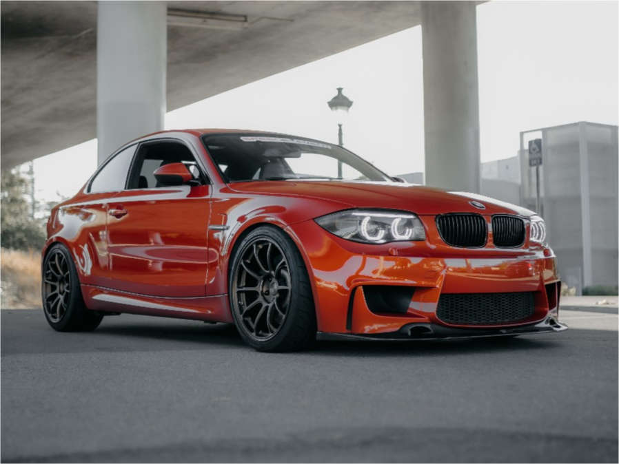 2011 BMW 1 Series M with 19x9.5 22 Volk Ze40 and 245/35R19