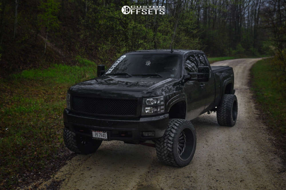 1 2008 Silverado 1500 Chevrolet Rough Country Suspension Lift 6in Arkon Off Road Alexander Black