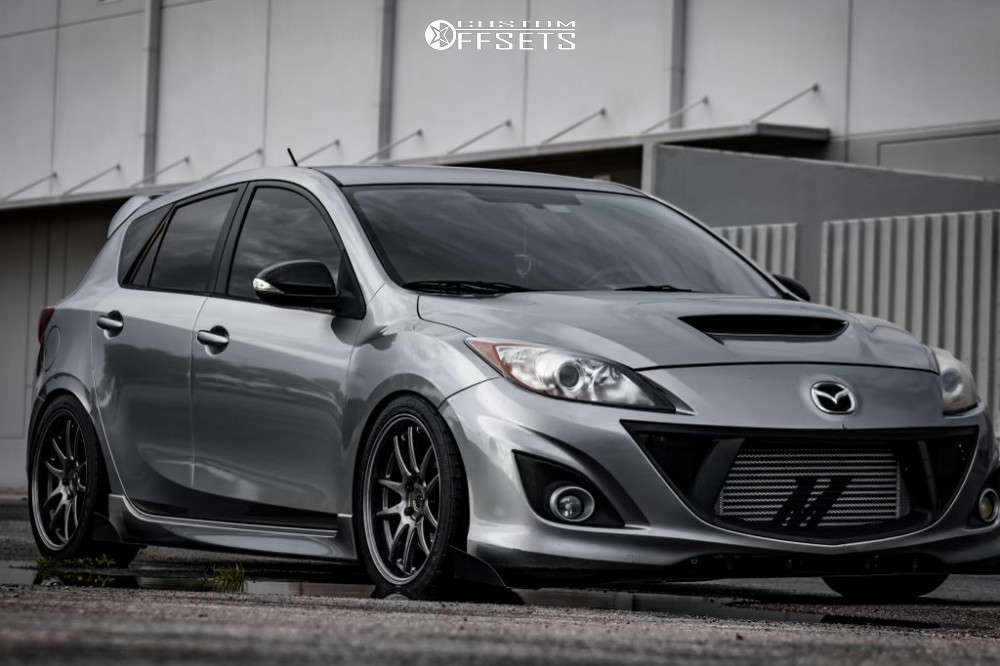 2013 Mazda MazdaSpeed3 with 18x8.5 35 Aodhan Ds02 and 235