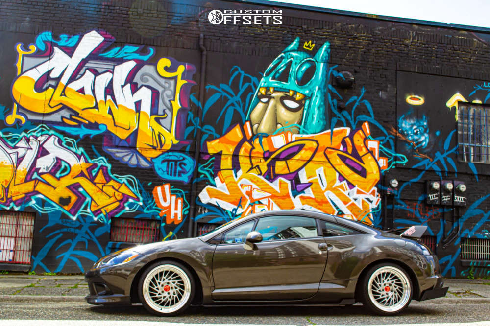 2011 Mitsubishi Eclipse with 19x9.5 30 Infinitewerks Mt and 225/35R19 ...