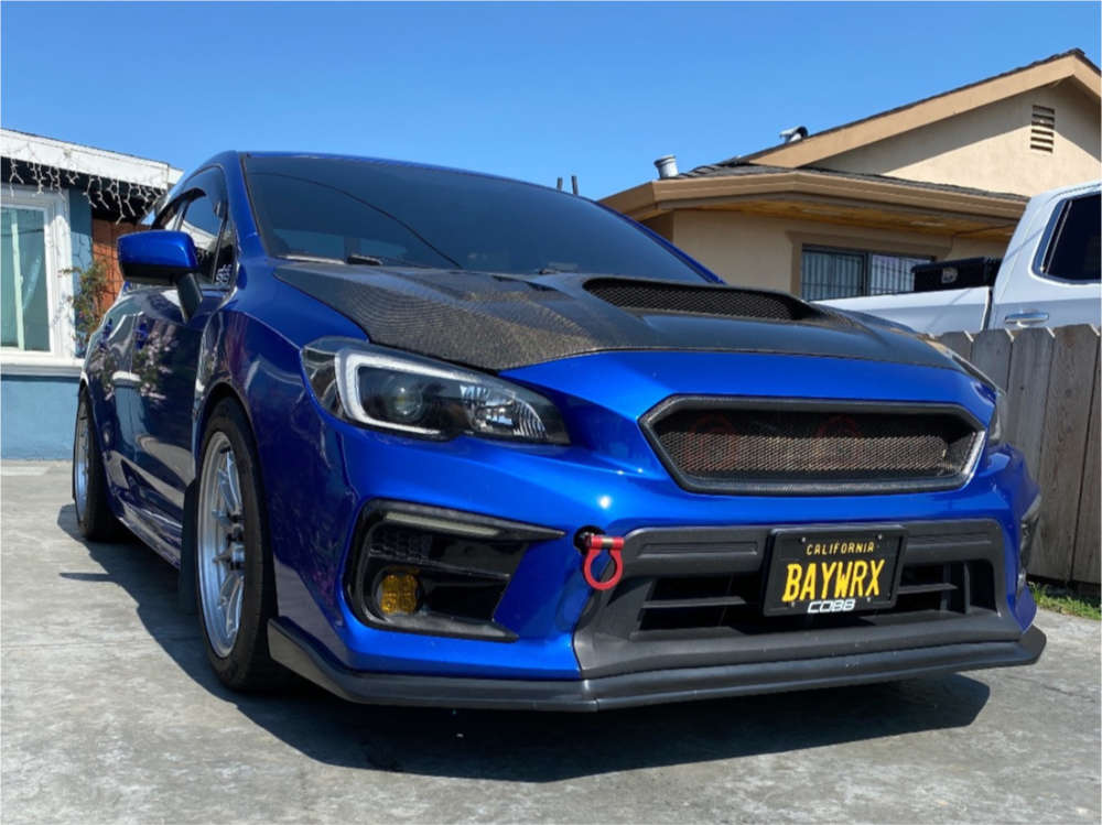 2018 Subaru WRX with 18x9.5 40 Enkei Nt03m and 265/40R18 Michelin