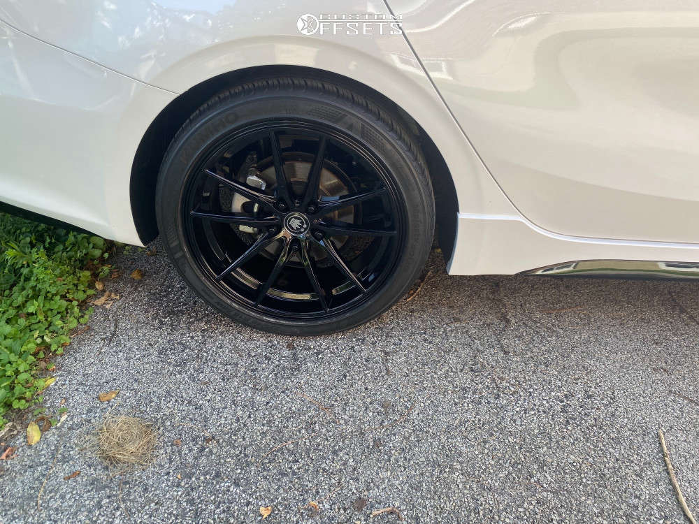 2021 Kia Forte with 18x8 45 Konig Oversteer and 225/40R18 Kumho Solus