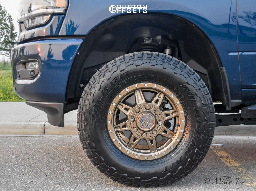 2020 Ram 2500 with 18x9 18 Anthem Off-Road Rogue and 325/65R18 Falken ...