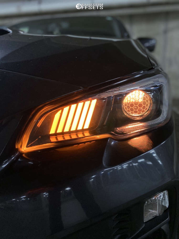 2016 Subaru WRX with 18x8.5 33 Aodhan Ds07 and 225/40R18 Federal SS595 ...