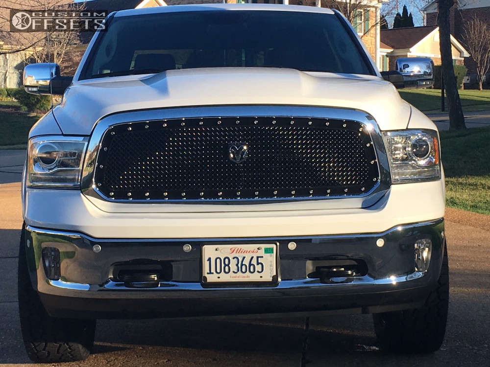 2016 Ram 1500 with 20x9 0 Ballistic Tank and 305/55R20 Hankook Dynapro ...