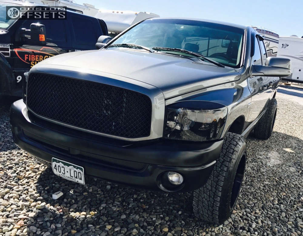 2007 Dodge Ram 1500 with 20x12 -51 Vision Rage and 275/65R20 Nitto ...